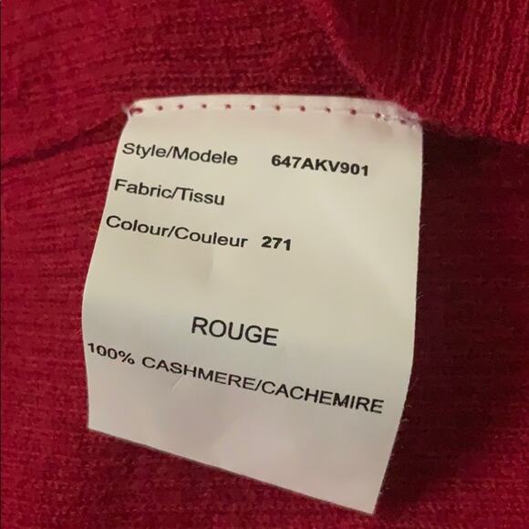 Michael Kors collection cashmere ribbed tank sz M - Picture 5 of 6